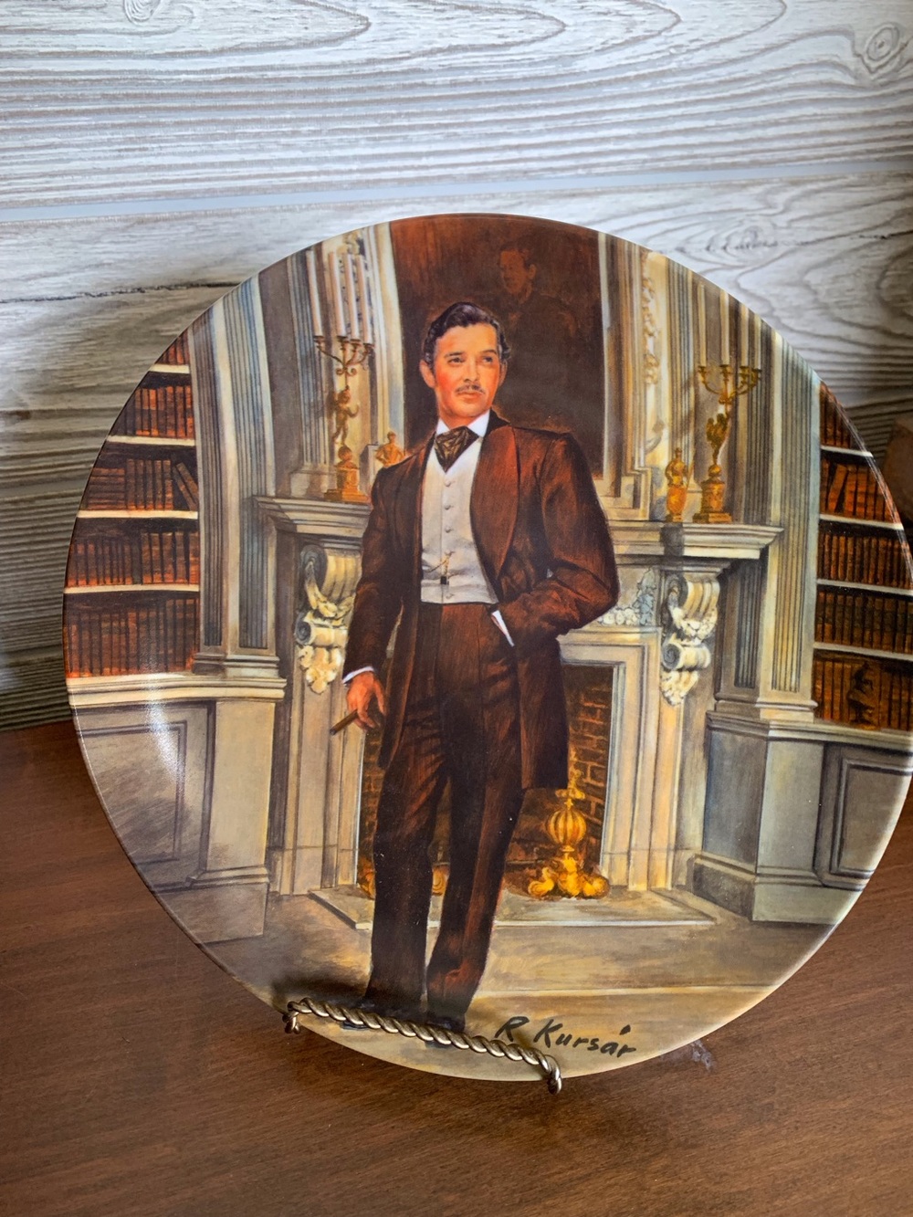 Gone with the Wind collectors plate. “Rhett”